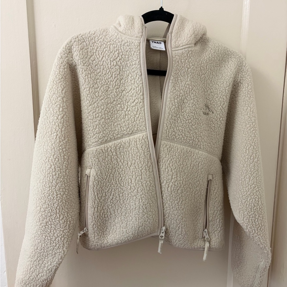TNA Cream Fleece Jacket